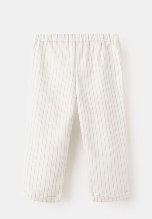 MANGO - Trousers LUGO - Natural