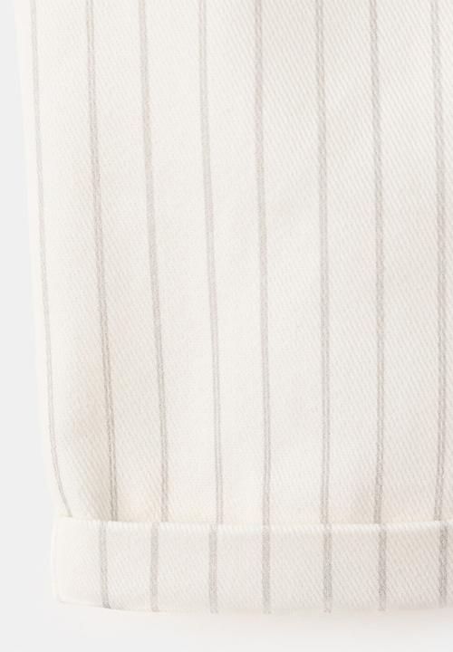 MANGO - Trousers LUGO - Natural