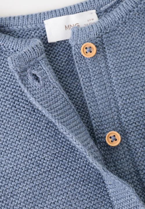 MANGO - Cardigan  Boba1- Medium Blue