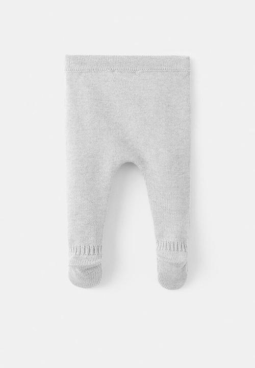 MANGO - Trousers NUBEP - Light/Pastel Gray