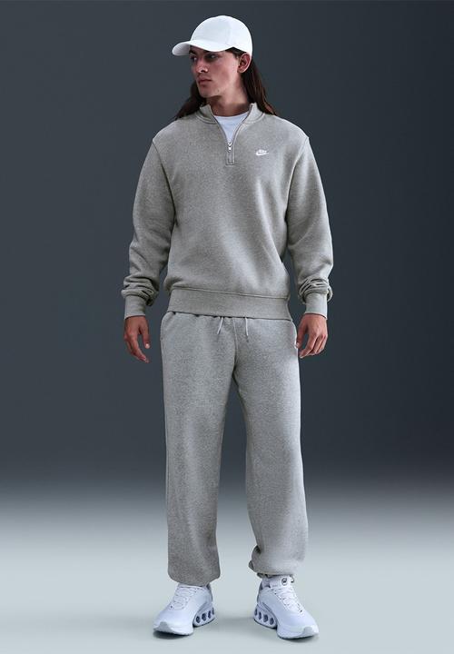 Nike - NSW Club 1/2-Zip Fleece Top - Grey