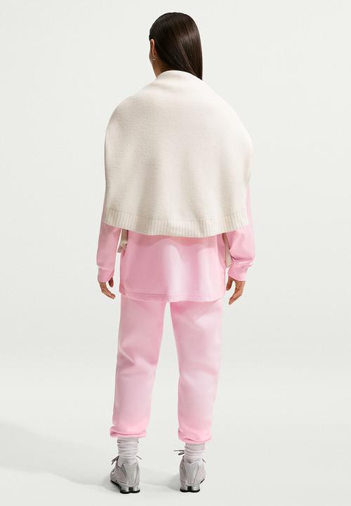 Nike - W Nsw Phnx Flc Mr Pant Std - Pink Foam/Sail