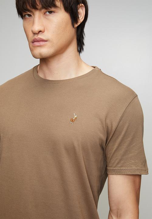 POLO - Lucas Essential Crew Neck Short sleeve Tee - Taupe