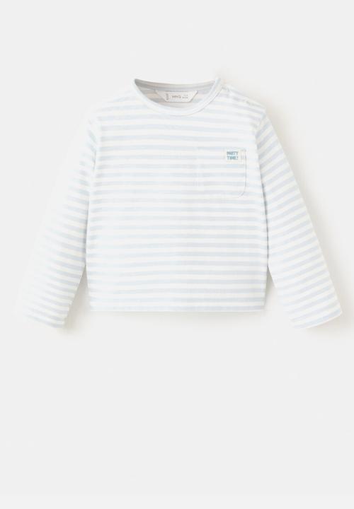 MANGO - Camiseta - Light/Pastel Blue