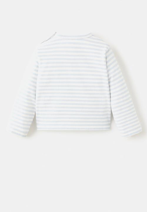 MANGO - Camiseta - Light/Pastel Blue