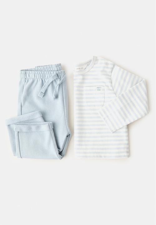 MANGO - Camiseta - Light/Pastel Blue