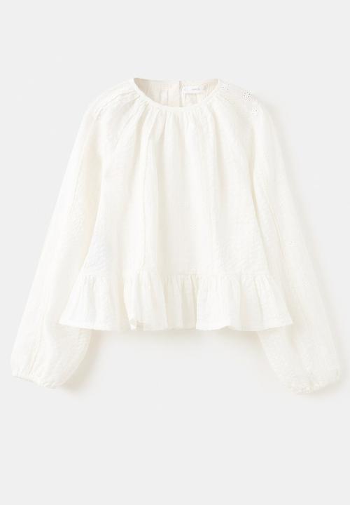 MANGO - Blouse RENATA - Natural