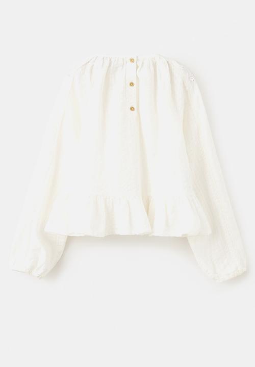 MANGO - Blouse RENATA - Natural