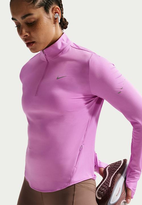 Nike - W Nk Swift Df Uv Hz Top - Lt Magenta/Reflective Silv
