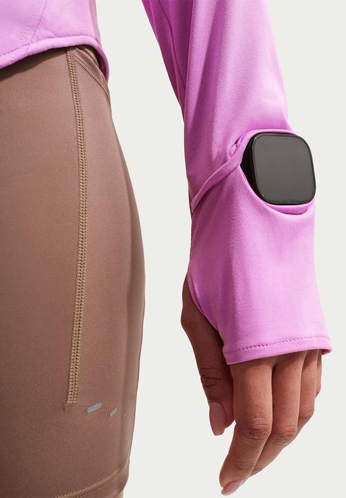 Nike - W Nk Swift Df Uv Hz Top - Lt Magenta/Reflective Silv