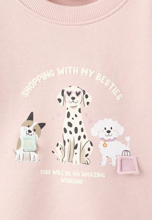 MANGO - Sudadera - Pink