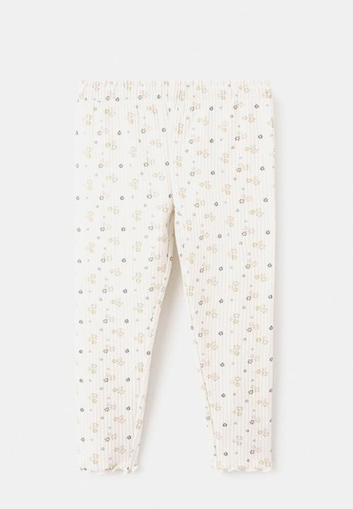 MANGO - Leggings - Light Beige