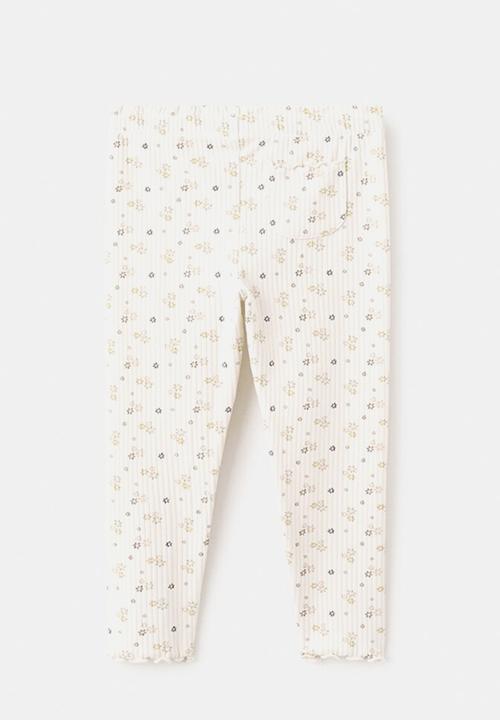 MANGO - Leggings - Light Beige