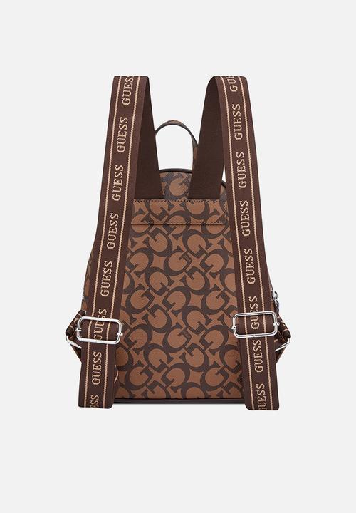 GUESS - Nessa Backpack Bag - Cocoa