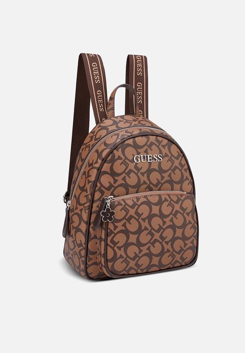 GUESS - Nessa Backpack Bag - Cocoa