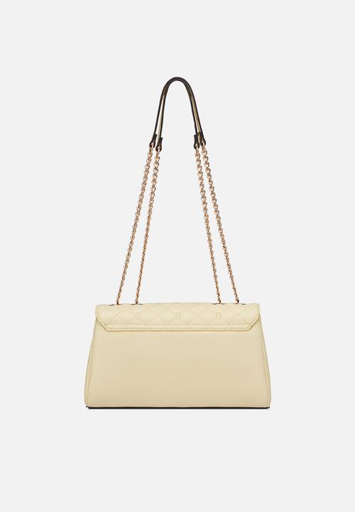GUESS - Ramona Convertible Crossbody Flap Bag - Buttercream