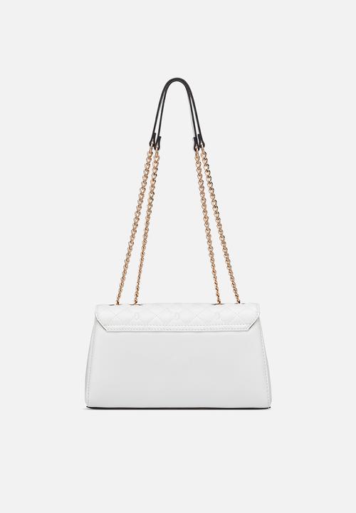 GUESS - Ramona Convertible Crossbody Flap Bag-White