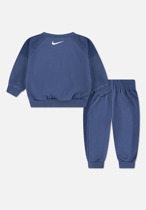 Nike - Nkn E1D1 Gfx Ft Crew Set - Mystic Navy