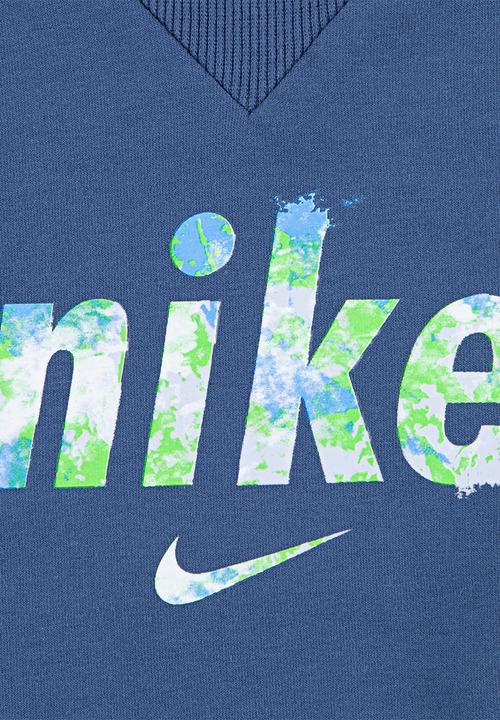 Nike - Nkn E1D1 Gfx Ft Crew Set - Mystic Navy