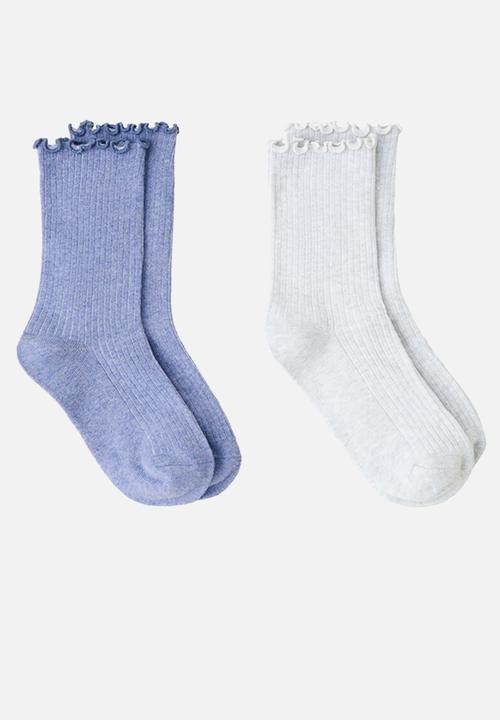 MANGO - Sock Ribshort -light/pastel purple