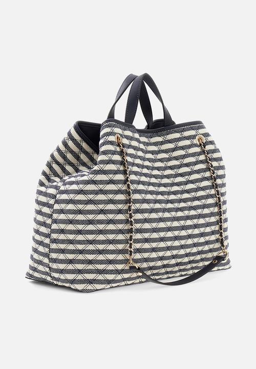 GUESS - Giully Large 2 In 1 Tote Bag - navy