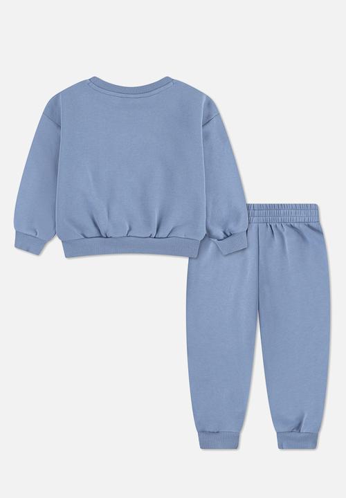 Nike - Nkn Essential Fleece Crew Set - Work Blue