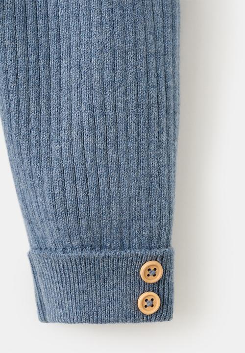 MANGO - Leggings - Medium Blue