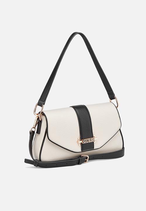 GUESS - Erika Flap Crossbody Bag-Stone Multi