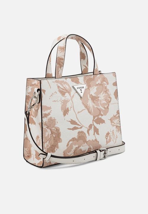 GUESS - Jillian Mini Tote Bag - White