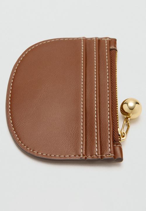 MANGO - Capuleto card holder - medium brown