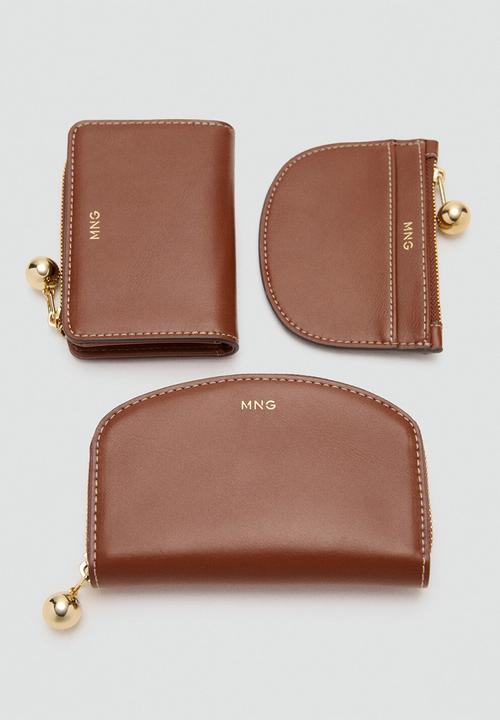 MANGO - Capuleto card holder - medium brown