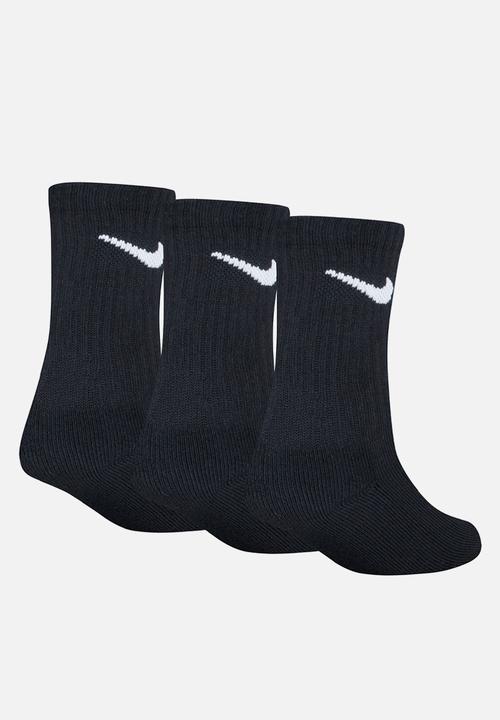 Nike - Nike crew socks 3-pack - black