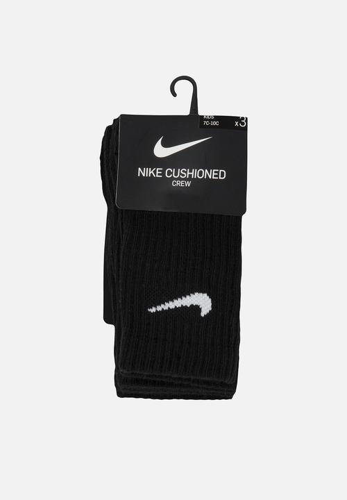 Nike - Nike crew socks 3-pack - black