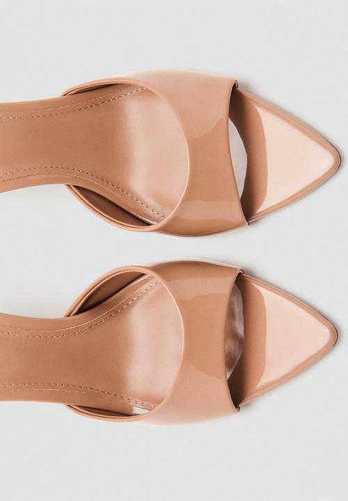 MANGO - Pepynu stiletto mule heel - light/pastel pink