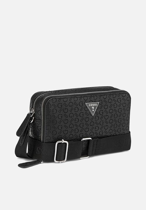 GUESS - Viviette Mini Zip Crossbody Bag-Black