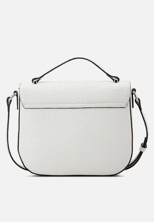 GUESS - Spring Hill Convertable Crossbody Flp Bag - White