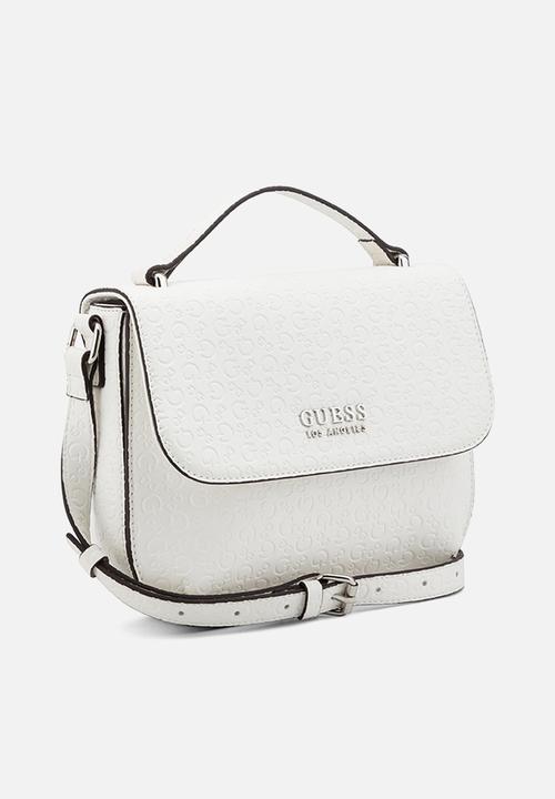 GUESS - Spring Hill Convertable Crossbody Flp Bag - White