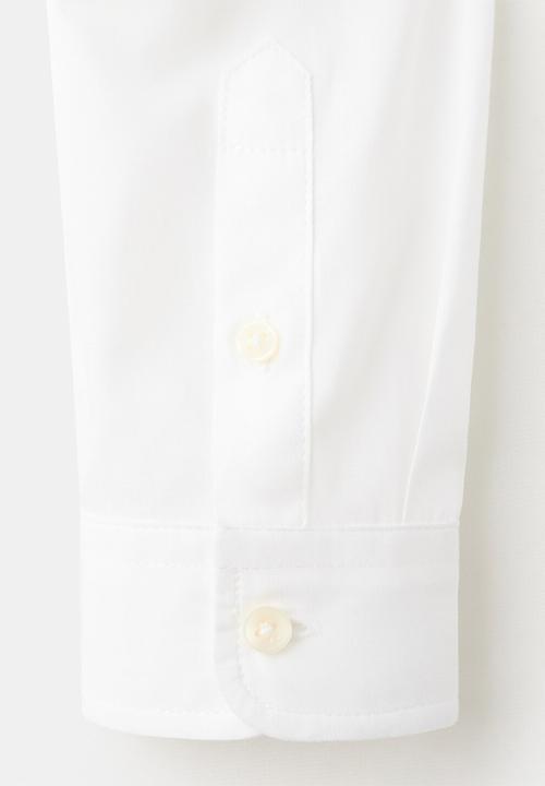 MANGO - Shirt popelin  - white
