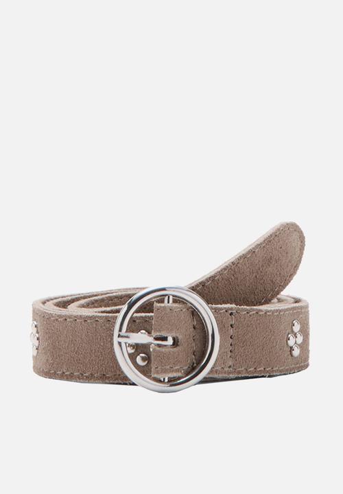 MANGO - Belt BANDUB - Light/Pastel Brown
