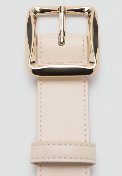 MANGO - Billie belt - light beige