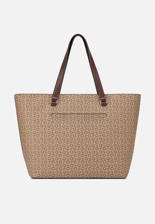 GUESS - Isabella Tote Bag - Walnut