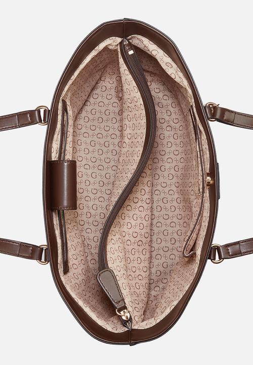 GUESS - Isabella Tote Bag - Walnut