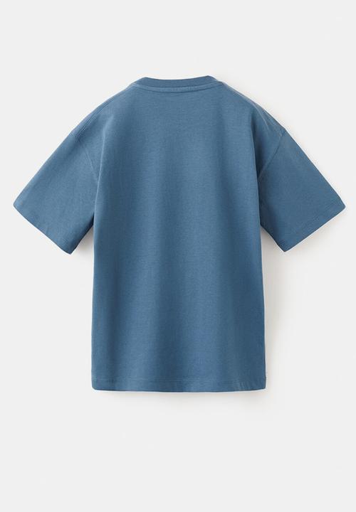 MANGO - T-shirt Funplus-medium blue