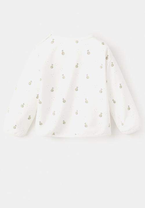 MANGO - Sweatshirt DOTS - Natural