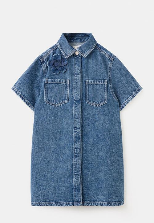 MANGO - Dress ROSE - Open Blue