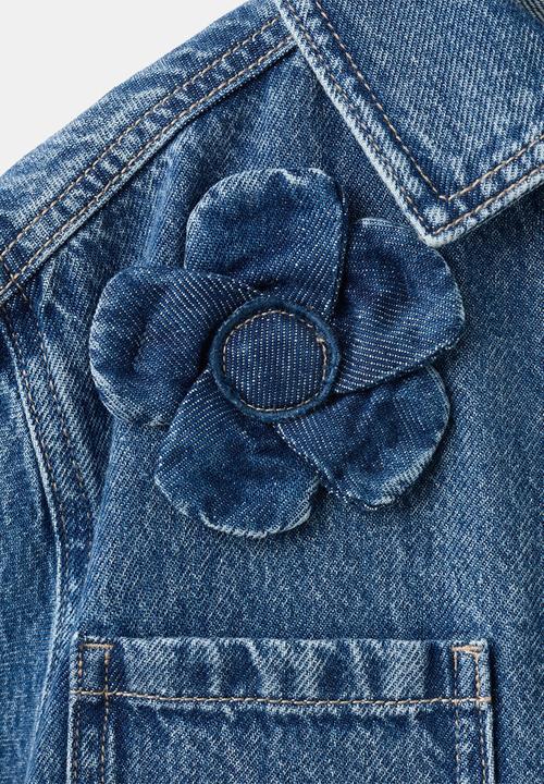 MANGO - Dress ROSE - Open Blue