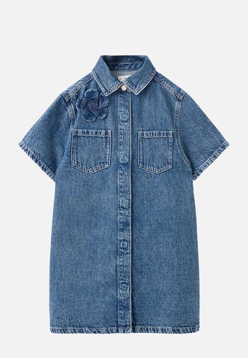 MANGO - Dress ROSE - Open Blue