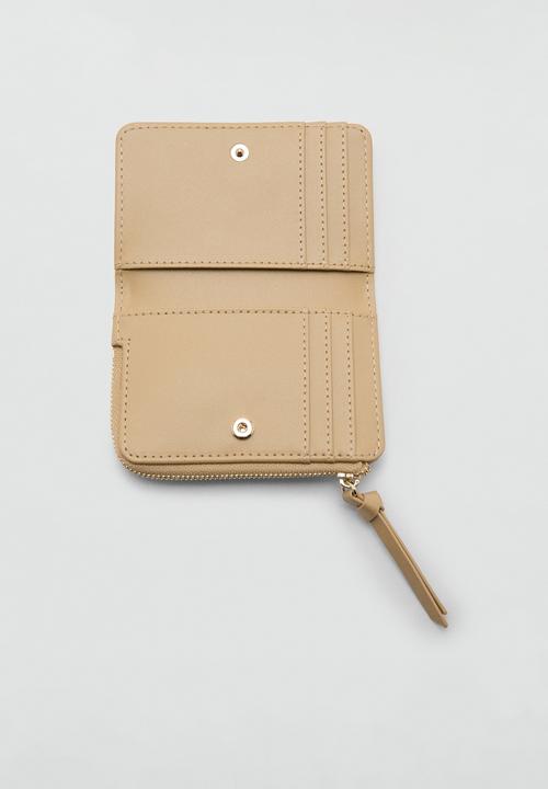 MANGO - Ness wallet - light beige