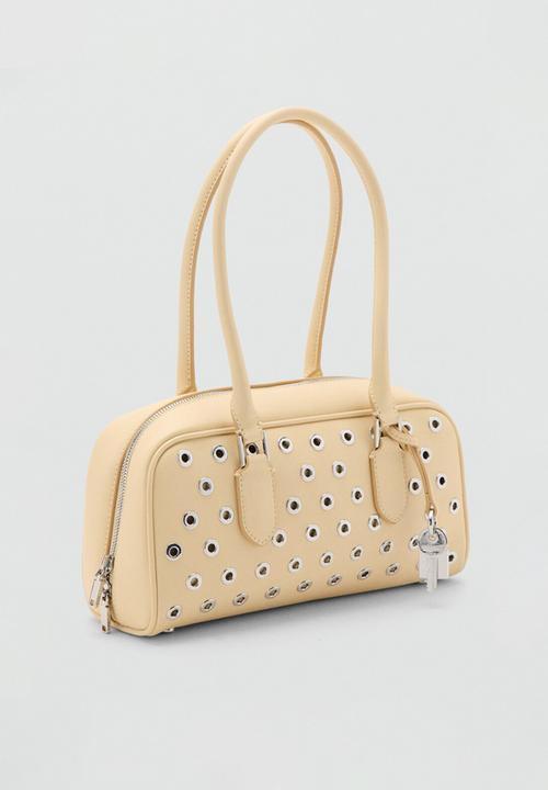 MANGO - Cadiz bowling bag - light yellow