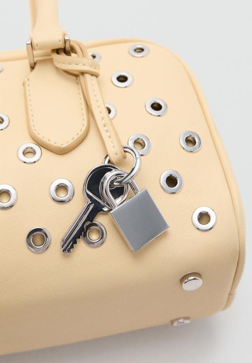 MANGO - Cadiz bowling bag - light yellow